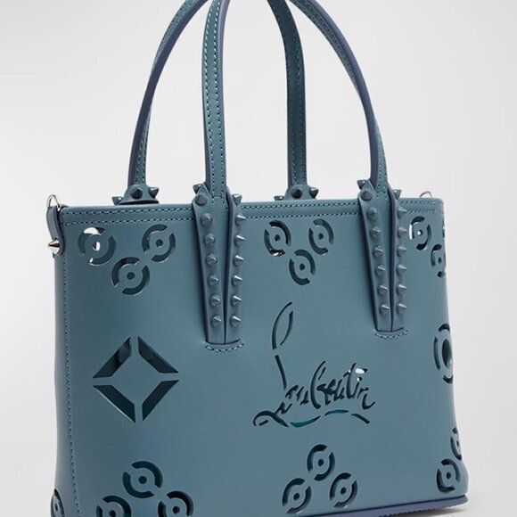 Christian Louboutin Cabata Mini Tote in Loubinthesky Giant Perforated Leather - Picture 3 of 11